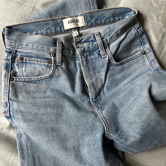 AGOLDE Cherie High Rise Straight Leg Jeans - Picture 2 of 4